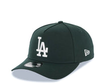 Load image into Gallery viewer, Los Angeles Dodgers New Era MLB 9FORTY 940 Adjustable A-Frame Cap Hat Green Crown/Visor White Logo 40th Anniversary Stadium Side Patch
