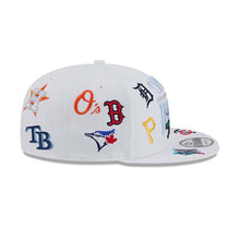 Load image into Gallery viewer, MLB Mixed Teams New Era 9FIFTY 950 Snapback Grape Fruit Cap Hat White Crown/Visor Green/Blue Text Logo (Spring Training Grape Fruit League)
