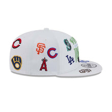 Load image into Gallery viewer, MLB Mixed Teams New Era 9FIFTY 950 Snapback Cap Hat White Crown/Visor Light Blue/Gray Logo (Spring Training Cactus League)

