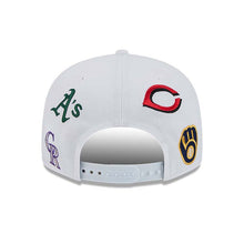 Load image into Gallery viewer, MLB Mixed Teams New Era 9FIFTY 950 Snapback Cap Hat White Crown/Visor Light Blue/Gray Logo (Spring Training Cactus League)
