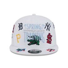 Load image into Gallery viewer, (Youth) MLB Mixed Teams New Era 9FIFTY 950 Snapback Cap Hat White Crown/Visor Light Blue/Gray Logo (Spring Training Cactus League)
