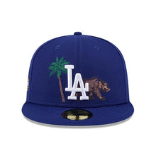 Load image into Gallery viewer, Los Angeles Dodgers New Era MLB 59FIFTY 5950 Fitted Cap Hat Royal Blue Crown/Visor White Logo 2022 All-Star Game (State Stitch)
