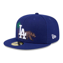Load image into Gallery viewer, Los Angeles Dodgers New Era MLB 59FIFTY 5950 Fitted Cap Hat Royal Blue Crown/Visor White Logo 2022 All-Star Game (State Stitch)
