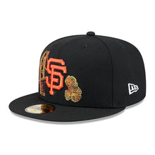Load image into Gallery viewer, San Francisco Giants New Era MLB 59FIFTY 5950 Fitted Cap Hat Black Crown/Visor Team Color Logo 2007 All-Star Game (State Stitch)
