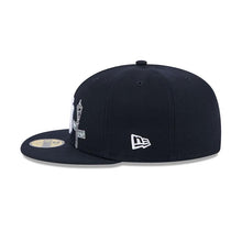Load image into Gallery viewer, New York Yankees New Era MLB 59FIFTY 5950 Fitted Cap Hat Navy Blue Crown/Visor White Logo 2008 All-Star Game (State Stitch)
