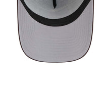 Load image into Gallery viewer, San Diego Padres New Era MLB 9FORTY 940 Adjustable A-Frame Mesh Trucker Cap Hat Brown Crown/Visor Yellow/Brown Patch with Small Logo
