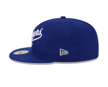 Load image into Gallery viewer, Los Angeles Dodgers New Era MLB 59FIFTY 5950 Fitted Cap Hat Royal Blue Crown/Visor White Overlap Logo
