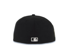 Load image into Gallery viewer, Los Angeles Dodgers New Era MLB 59FIFTY 5950 Fitted Cap Hat Black Crown/Visor White Logo 2024 World Series Side Patch Gray UV
