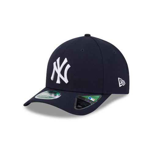 New York Yankees New Era MLB 9FORTY 940 M-Crown Adjustable Cap Hat Navy Blue Crown/Visor White Logo (Official Player Replica)