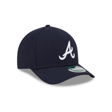 Load image into Gallery viewer, Atlanta Braves New Era MLB 9FORTY 940 Adjustable M-Crown Cap Hat Navy Blue Crown/Visor White Logo (Official Player Replica)
