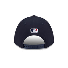 Load image into Gallery viewer, Atlanta Braves New Era MLB 9FORTY 940 Adjustable M-Crown Cap Hat Navy Blue Crown/Visor White Logo (Official Player Replica)
