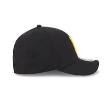 Load image into Gallery viewer, Pittsburgh Pirates New Era MLB 9FORTY 940 Adjustable M-Crown Cap Hat Black Crown/Visor Yellow Logo (Official Player Replica)
