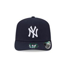 Load image into Gallery viewer, New York Yankees New Era MLB 9SEVENTY 970 Snapback Stretch-Snap Cap Hat Navy Blue Crown/Visor White Logo (Official Player Replica)

