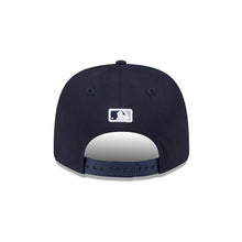 Load image into Gallery viewer, New York Yankees New Era MLB 9SEVENTY 970 Snapback Stretch-Snap Cap Hat Navy Blue Crown/Visor White Logo (Official Player Replica)

