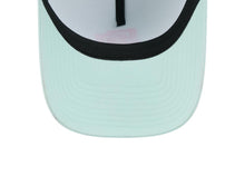 Load image into Gallery viewer, San Diego Padres New Era MLB 9FORTY 940 Adjustable A-Frame Mesh/Trucker Cap Hat Light Teal Crown/Visor Magenta Logo (2022 City Connect)
