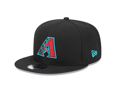 Arizona Diamondbacks New Era MLB 9FIFTY 950 Snapback Alternate Cap Hat Black Crown/Visor Team Color Logo