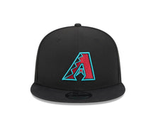 Load image into Gallery viewer, Arizona Diamondbacks New Era MLB 9FIFTY 950 Snapback Alternate Cap Hat Black Crown/Visor Team Color Logo
