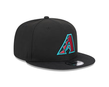 Load image into Gallery viewer, Arizona Diamondbacks New Era MLB 9FIFTY 950 Snapback Alternate Cap Hat Black Crown/Visor Team Color Logo
