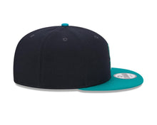 Load image into Gallery viewer, Seatlle Mariners New Era MLB 59FIFTY 5950 Fitted Cap Hat Navy Blue Crown Teal Visor Team Color Logo
