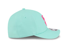 Load image into Gallery viewer, (City Connect) San Diego Padres New Era MLB 9FORTY 940 Adjustable M-Crown Cap Hat Teal Crown/Visor Magenta Logo
