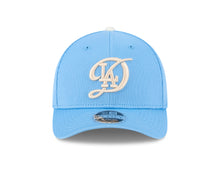 Load image into Gallery viewer, (City Connect) Los Angeles Dodgers New Era MLB 9FORTY 940 Adjustable M-Crown Cap Hat Sky Blue Crown/Visor Cream Logo
