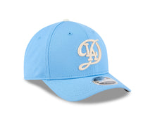 Load image into Gallery viewer, (City Connect) Los Angeles Dodgers New Era MLB 9FORTY 940 Adjustable M-Crown Cap Hat Sky Blue Crown/Visor Cream Logo
