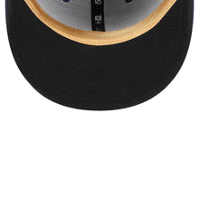 Load image into Gallery viewer, Los Angeles Dodgers New Era MLB 59FIFTY 5950 Fitted Cap Hat Royal Blue Crown/Visor Metallic Gold Logo 2024 World Series Champions Side Patch
