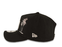 Load image into Gallery viewer, San Diego Padres New Era MLB 9FORTY 940 Adjustable A-Frame Cap Hat Black Crown/Visor White Logo With Pink Palm Petco Park Side Patch Gray UV
