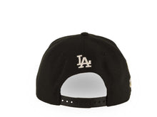 Load image into Gallery viewer, Los Angeles Dodgers New Era MLB 9FORTY 940 Adjustable A-Frame Cap Hat Black Crown/Visor White Logo With Pink Rose 2024 World Series Champions Side Patch
