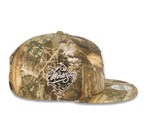 Load image into Gallery viewer, San Diego Padres New Era MLB 9FIFTY 950 Snapback Cap Hat Real Tree Edge Camo Crown/Visor White/Black Logo 1998 World Series Side Patch
