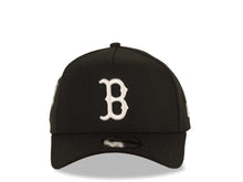 Load image into Gallery viewer, Boston Red Sox New Era MLB 9FORTY 940 Adjustable A-Frame Cap Hat Black Crown/Visor White Logo 2018 World Series Side Patch Gray UV
