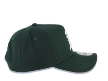 Load image into Gallery viewer, Oakland A&#39;s Athletics New Era MLB 9FORTY 940 Adjustable A-Frame Cap Hat Dark Green Crown/Visor White Logo
