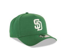 Load image into Gallery viewer, San Diego Padres New Era MLB 9FORTY 940 Adjustable A-Frame Cap Hat Green Crown/Visor White Logo Gray UV
