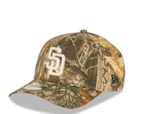 Load image into Gallery viewer, San Diego Padres New Era MLB 9FORTY 940 Adjustable A-Frame Cap Hat Real Tree Edge Camo Crown/Visor White Logo 1992 All-Star Game Side Patch Gray UV
