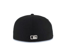 Load image into Gallery viewer, San Diego Padres New Era MLB 59FIFTY 5950 Fitted Cap Hat Black Crown/Visor Japan White Script Logo Matsui 1 Side Patch Gray UV

