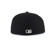 Load image into Gallery viewer, San Diego Padres New Era MLB 59FIFTY 5950 Fitted Cap Hat Black Crown/Visor White Japan Script Logo Darvish 11 Side Patch Gray UV
