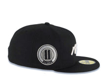 Load image into Gallery viewer, San Diego Padres New Era MLB 59FIFTY 5950 Fitted Cap Hat Black Crown/Visor White Japan Script Logo Darvish 11 Side Patch Gray UV
