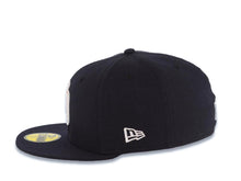 Load image into Gallery viewer, San Diego Padres New Era MLB 59FIFTY 5950 Fitted Cap Hat Navy Blue Crown/Visor Orange/Blue Logo Gray UV
