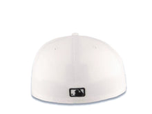 Load image into Gallery viewer, San Diego Padres New Era MLB 59FIFTY 5950 Fitted Cap Hat White Crown/Visor Black Logo Gray UV
