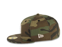 Load image into Gallery viewer, San Diego Padres New Era MLB 59FIFTY 5950 Fitted Cap Hat Camo Crown/Visor White Logo 1998 World Series Side Patch Gray UV
