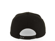 Load image into Gallery viewer, San Diego Padres New Era MLB 9FORTY 940 Adjustable A-Frame Cap Hat Black Crown/Visor White Logo With Palm Trees Petco Park Metallic Gold Side Patch
