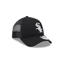 Load image into Gallery viewer, Chicago White Sox New Era MLB 9FORTY 940 Adjustable A-Frame Mes/Trucker Cap Hat Black Crown/Visor White Logo
