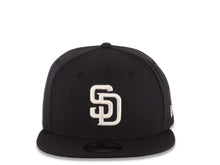 Load image into Gallery viewer, San Diego Padres New Era MLB 9FIFTY 950 Snapback Cap Hat Navy Blue Crown/Visor White Logo Gray UV
