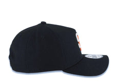 Load image into Gallery viewer, San Diego Padres New Era MLB 9FORTY 940 Adjustable A-Frame Cap Hat Black Crown/Visor Glow White/Orange Logo Gray UV
