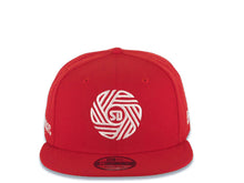 Load image into Gallery viewer, San Diego FC New Era MLS 9FIFTY 950 Snapback Cap Hat Red Crown/Visor White Emblem Logo Gray UV
