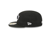 Load image into Gallery viewer, (Youth) Los Angeles Kings New Era NHL 59FIFTY 5950 Kid Fitted Cap Hat Black Crown/Visor Team Color Logo
