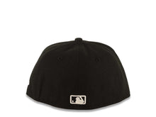 Load image into Gallery viewer, (Youth) San Diego Padres New Era MLB 59FIFTY 5950 Fitted Kid Cap Hat Black Crown/Visor Black/White Trio Logo (Trio Log)
