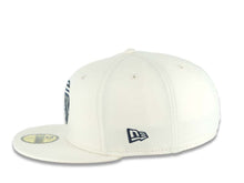Load image into Gallery viewer, San Diego FC New Era MLS 59FIFTY 5950 Fitted Cap Hat Cream Crown/Visor Navy Blue Logo Navy Blue UV
