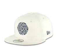 Load image into Gallery viewer, San Diego FC New Era MLS 9FIFTY 950 Snapback Cap Hat Cream Crown/Visor Navy Blue Logo Navy Blue UV
