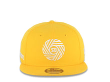 Load image into Gallery viewer, San Diego FC New Era MLS 9FIFTY 950 Snapback Cap Hat Yellow Crown/Visor White Logo Gray UV
